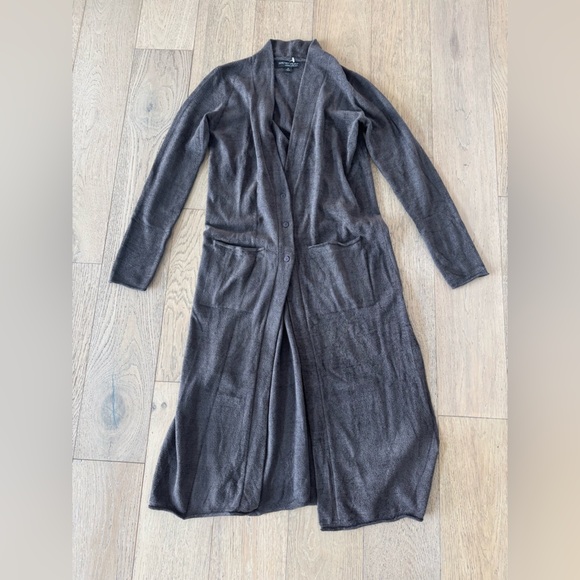 CozyChic Ultra Lite Long Cardi XS Carbon $148 - Picture 1 of 5